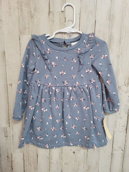 Blue Little Planet 2t Blue Floral Dress, Girl 2T
