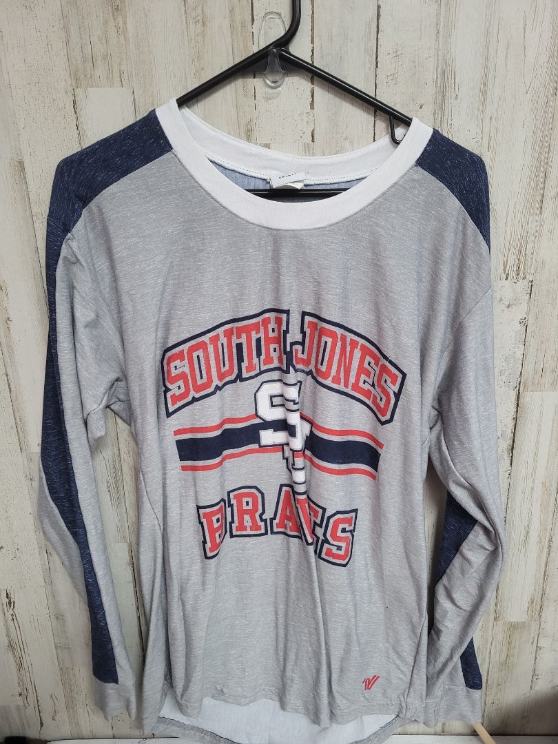 grey Varsity Spirit grey SJ long sleeve, ladies M