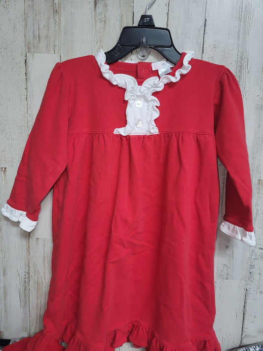 red baby loren white ruffle dress, Girl 18-24