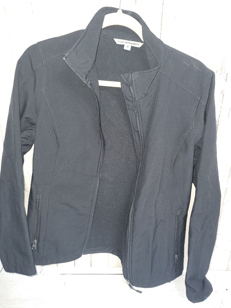 Black Port Authority zipper thermal jacket, Ladies M