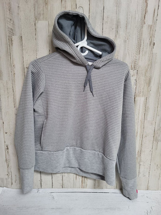GREY NIKE RIBBED HOODIE, LADIES S