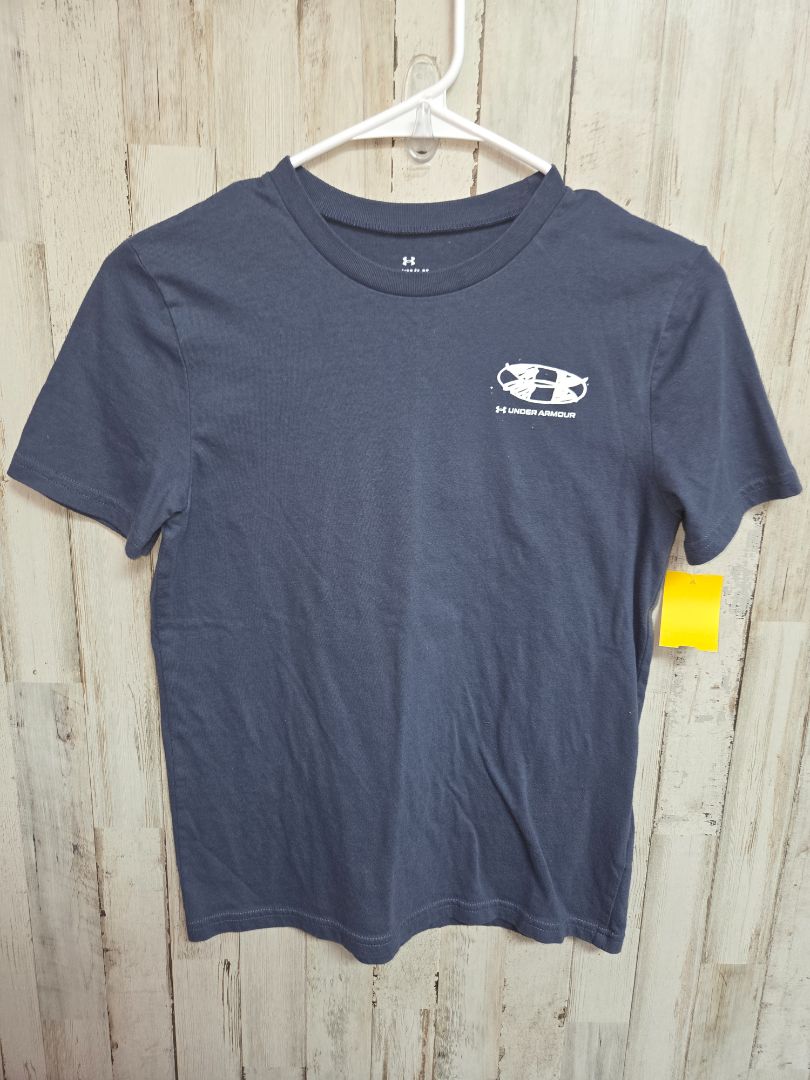 Blue Under armour Logo tee, Boys 10/12
