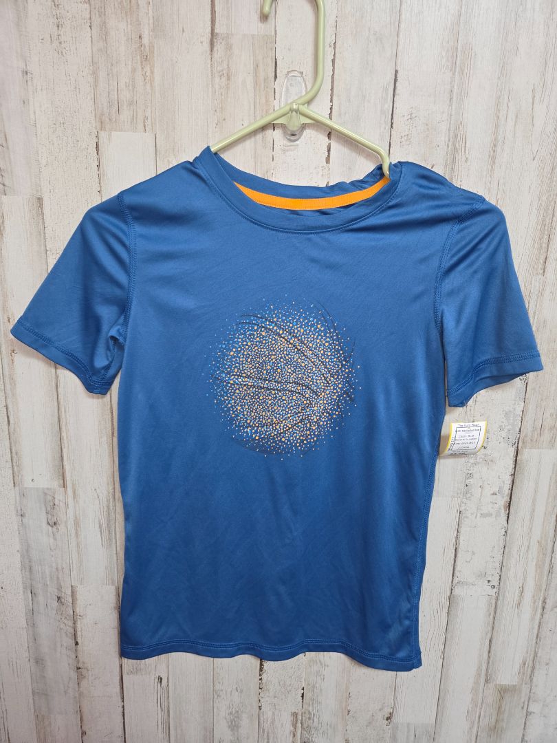 Blue All in motion Drifit basketball tee, Boys 8/10