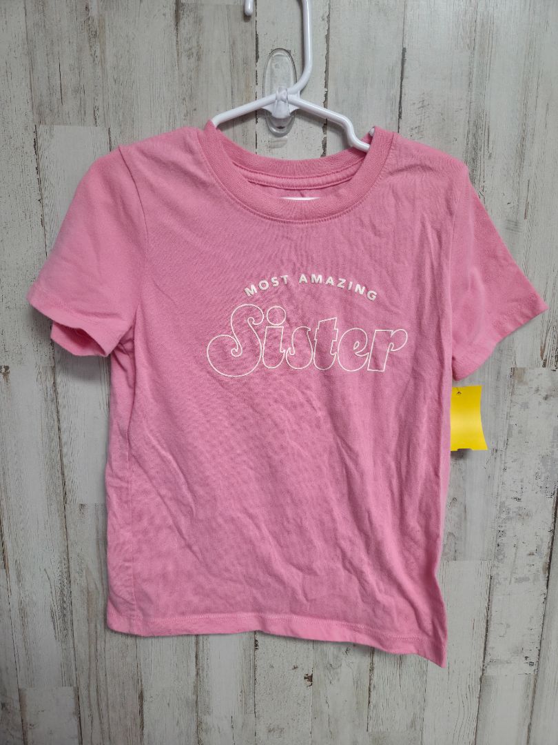 Pink Cat and Jack Amazing sister tee, Girls 5T