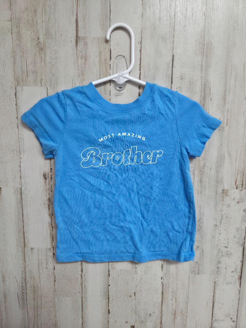 blue cat & jack amazing brother tee, boy 18m
