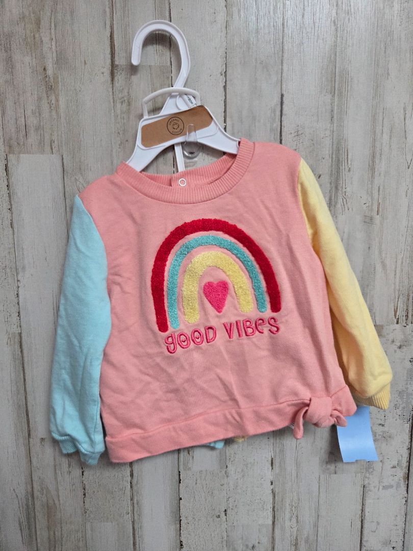 Pink BWA NEW good vibes 2pc set, Girl 24M
