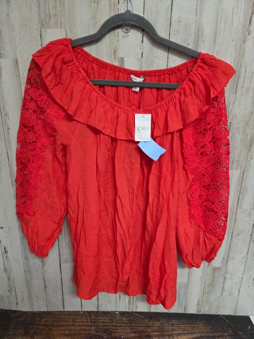 Red Cato NEW lace top, Ladies M