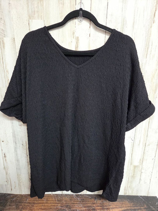 black Shein Textured blouse, Ladies L