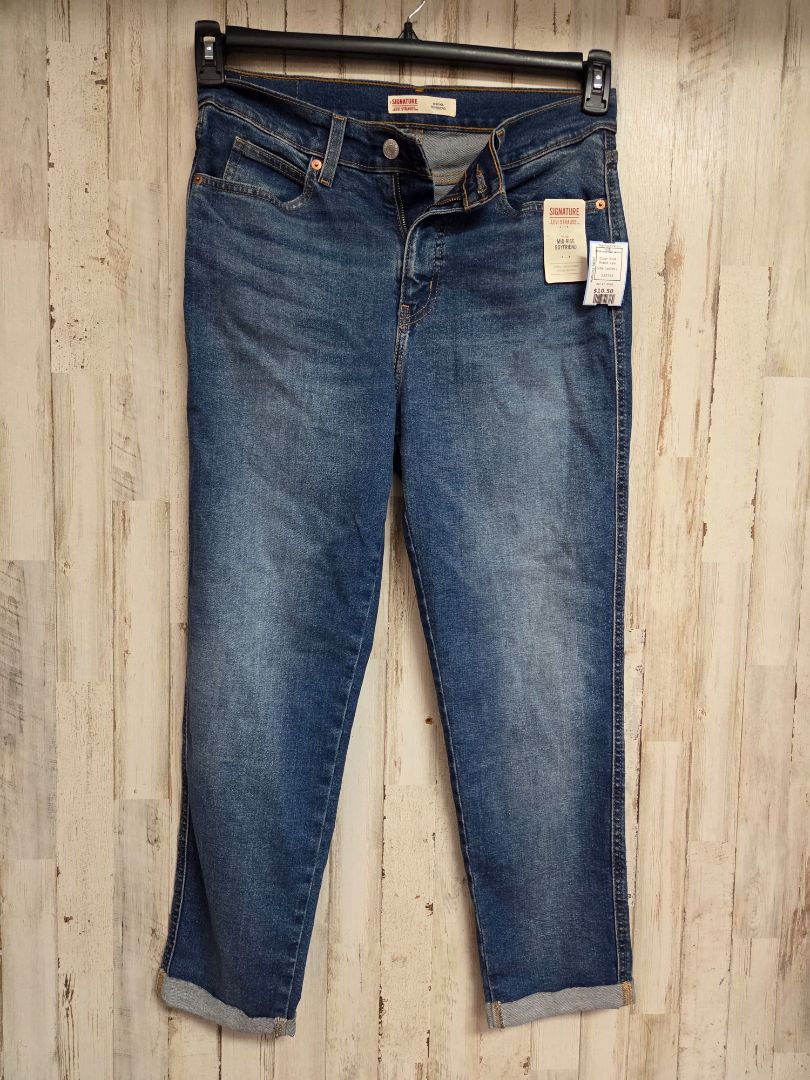 blue Levi NEW mid rise pants, Ladies L