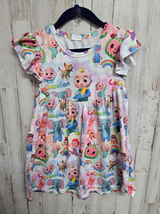 WHITE BOUTIQUE COCOMELON DRESS, GIRL 3T