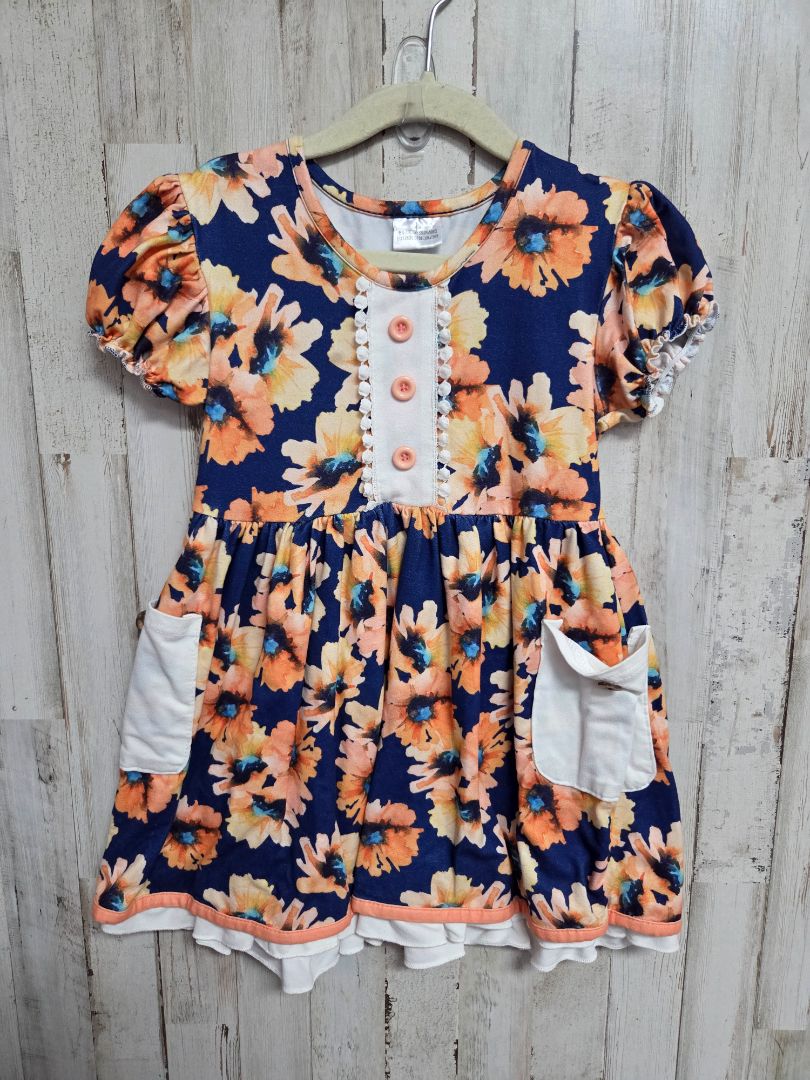 NAVY BOUTIQUE SUNFLOWER TUNIC, GIRL 5T