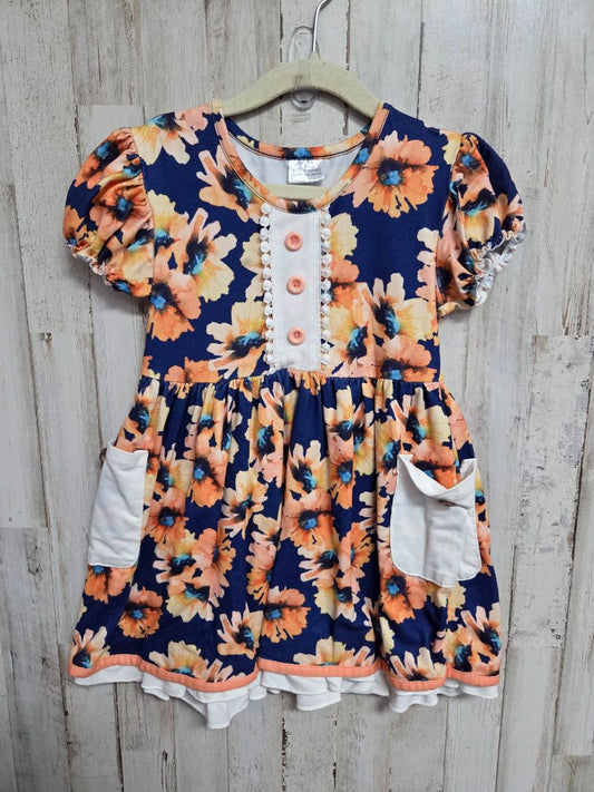 NAVY BOUTIQUE SUNFLOWER TUNIC, GIRL 5T