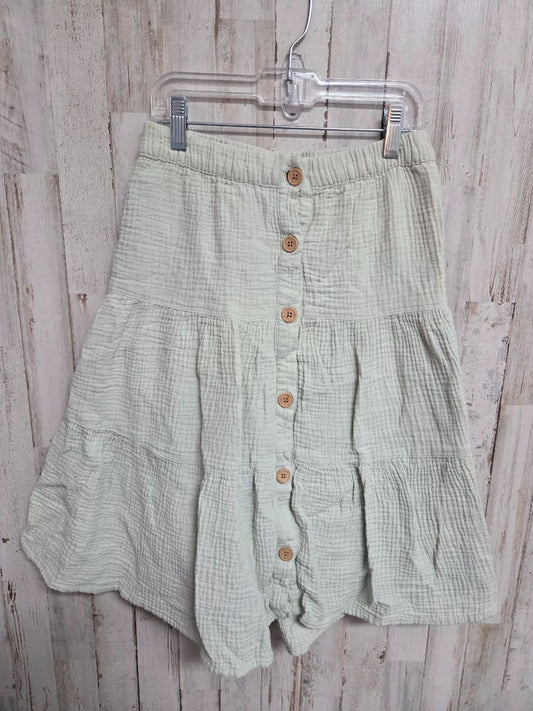 SAGE CAT & JACK MUSLIN BUTTON SKIRT, GIRL 10/12