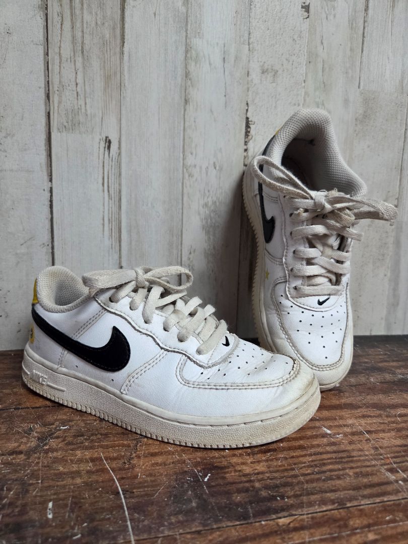 WHITE NIKE LOGO SNEAKERS, SHOES 13