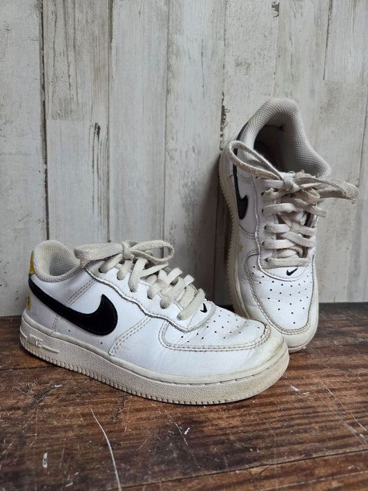 WHITE NIKE LOGO SNEAKERS, SHOES 13