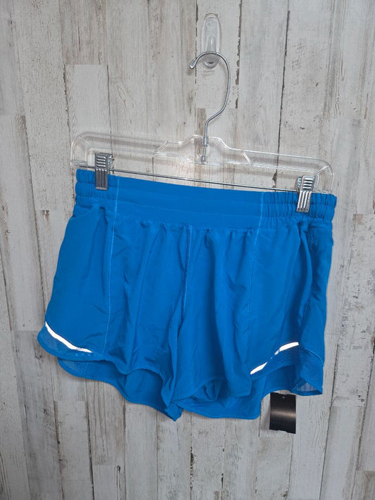 BLUE LULULEMON SZ10 SHORTS, LADIES L