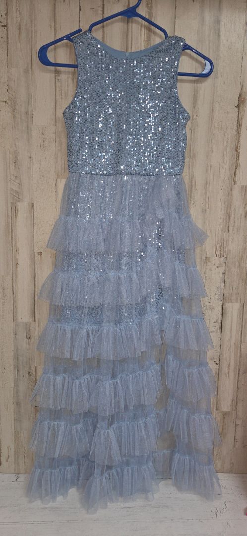 BLUE RARE EDITIONS SEQUIN/TULLE DRESS, GIRL 10