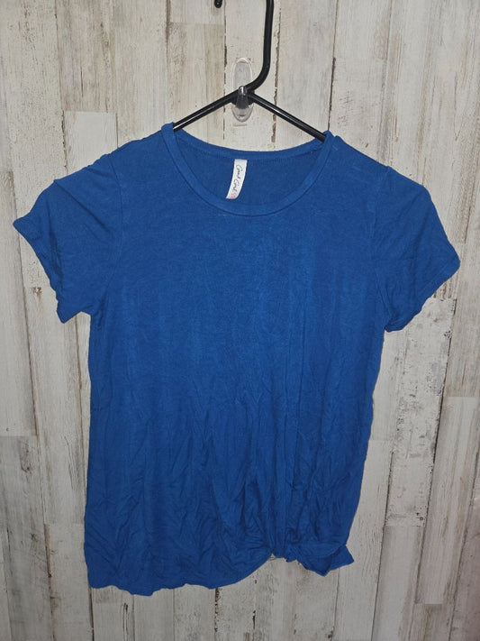 BLUE GOOD GIRL KNOTTED TOP, GIRL 12/14