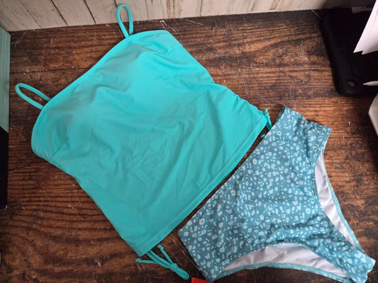 Blue No brand 2pc swimsuit, Ladies M