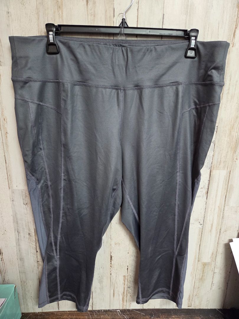 GREY LIVI SZ22/24 CROP LEGGINGS, LADIES 3X