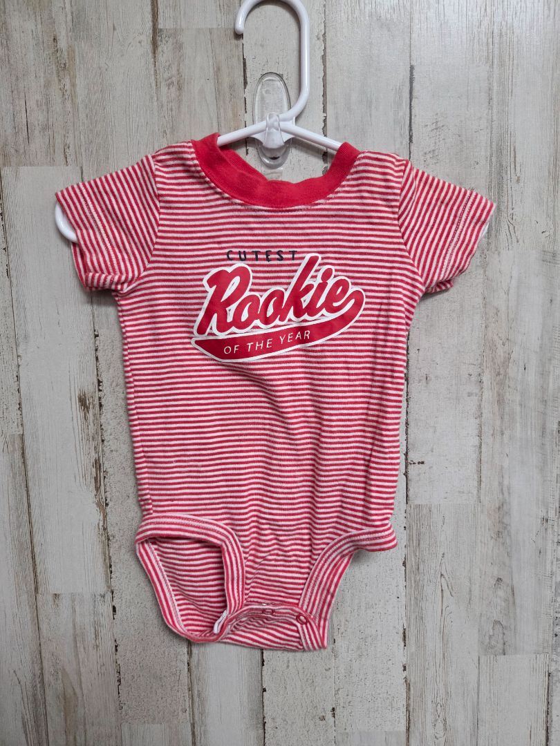 RED CARTERS CUTEST ROOKIE ONESIE, BOY 9M