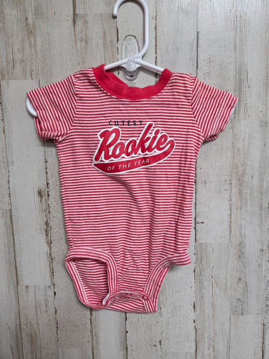 RED CARTERS CUTEST ROOKIE ONESIE, BOY 9M