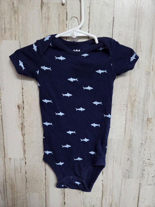 NAVY CHILD OF MINE SHARK ONESIE, BOY 12M