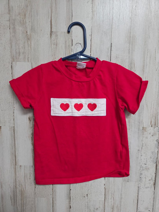 RED BOUTIQUE HEART TOP, BOY 2/3