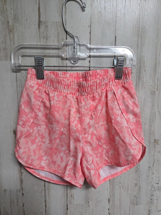 PINK ALL IN MOTION PATTERN SHORTS, GIRL 4/5