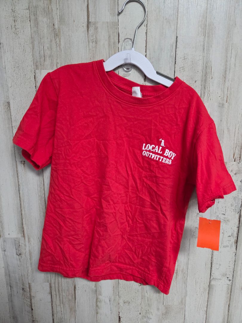 RED LOCAL BOY LOGO TEE, BOYS 6
