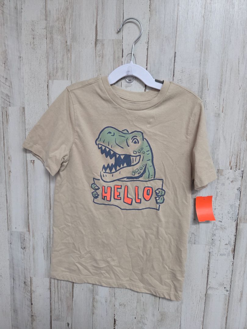 TAN 365 KIDS HELLO DINO TEE, BOYS 7