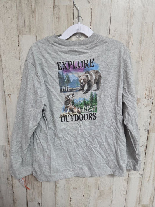 GREY WONDER NATION EXPLORE TEE, BOYS 8