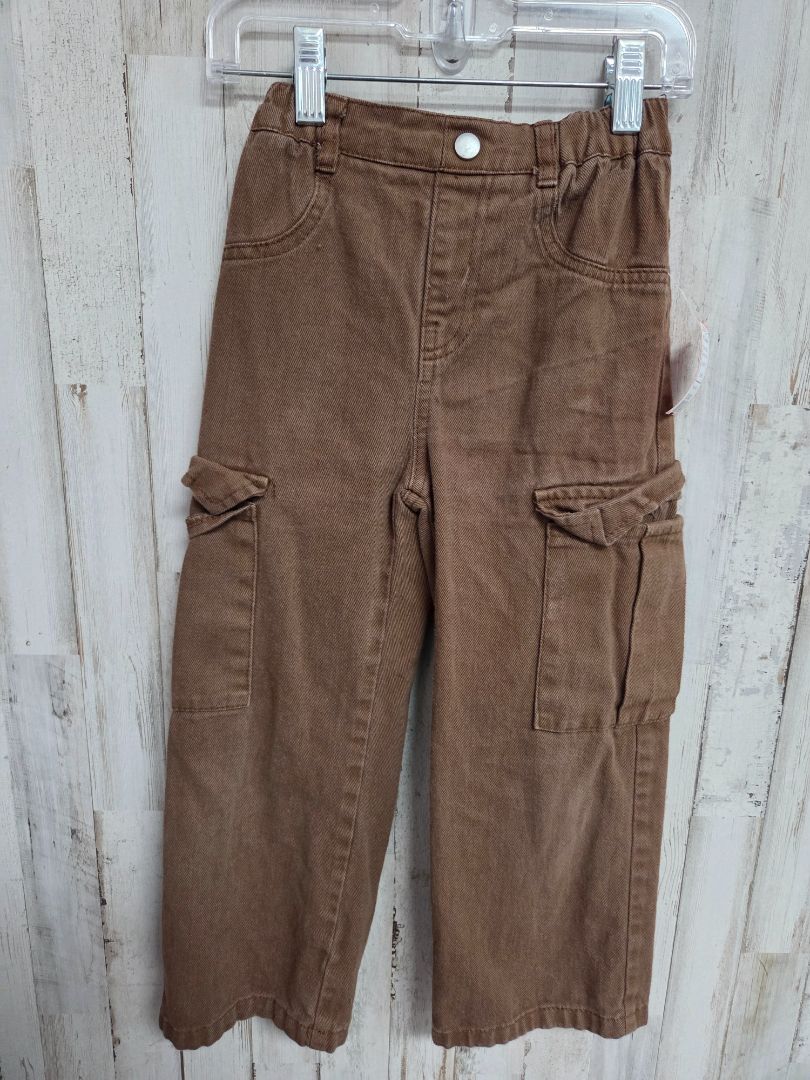 BROWN SHEIN CARGO PANTS, BOYS 6