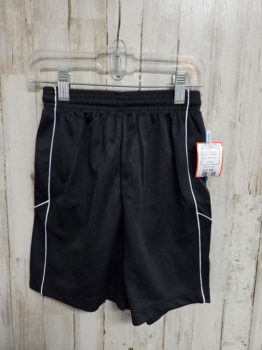 BLACK CHAMPRO ATHLETIC SHORTS, BOYS 6/7