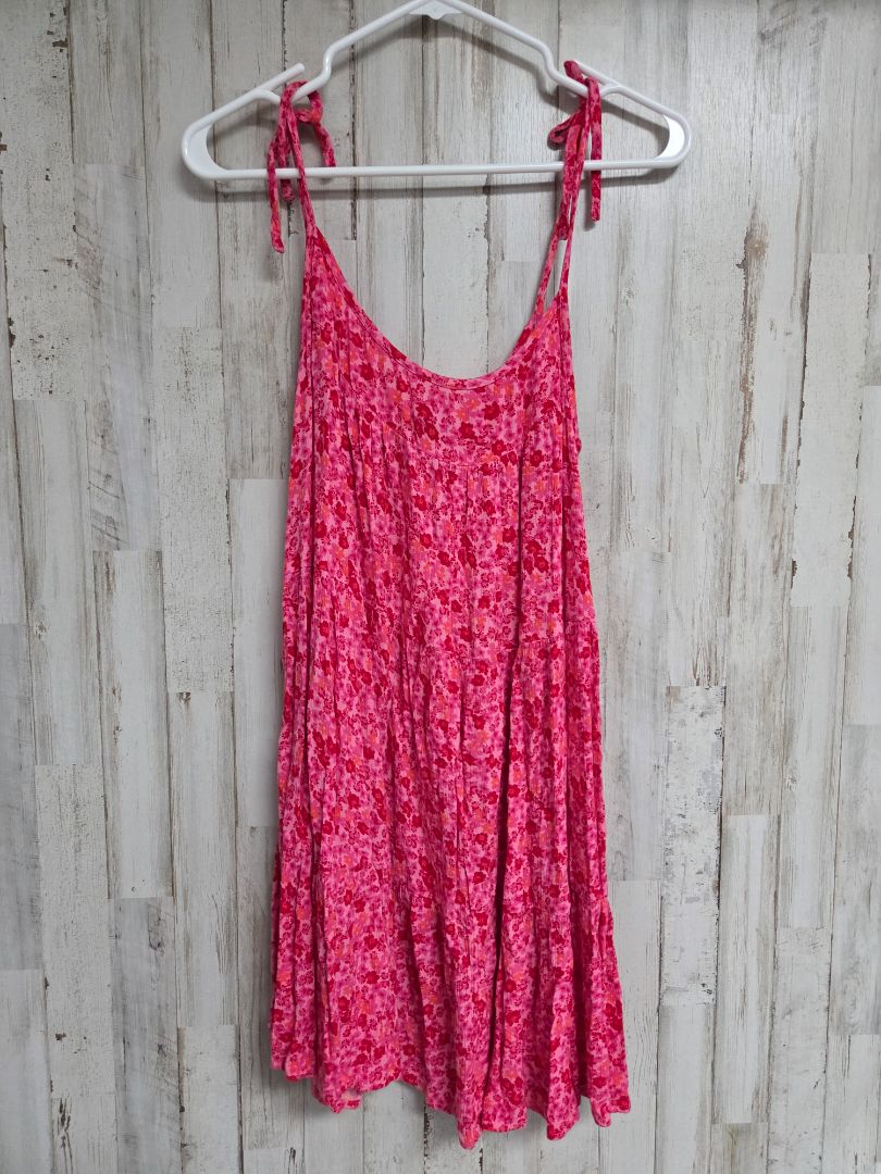 PINK WILD FABLE FLORAL MUSLIN DRESS, LADIES XS