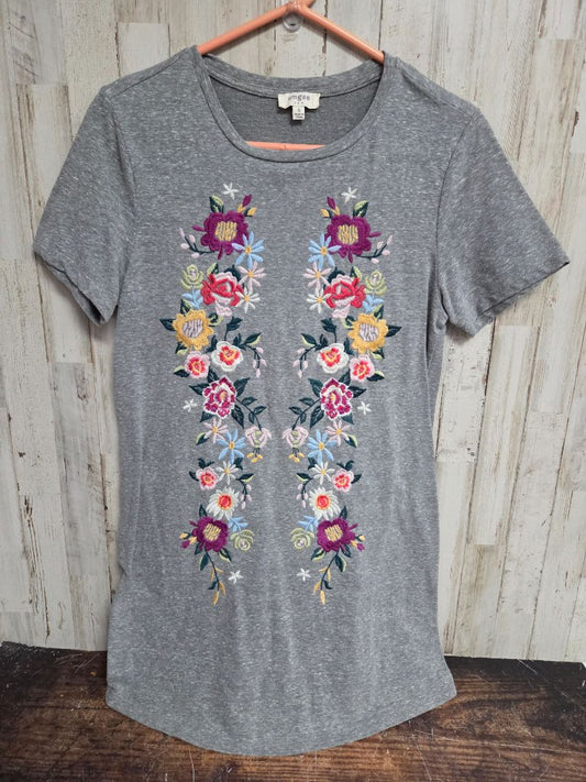 GREY UMGEE FLOWER EMBROIDERED DRESS, LADIES S