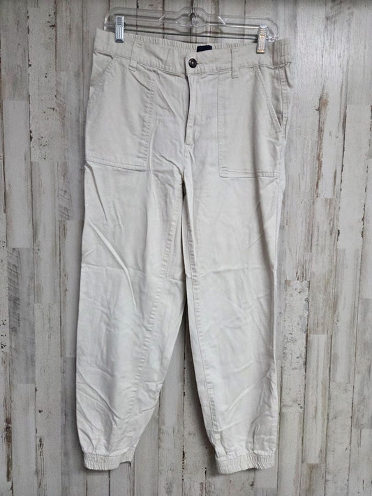 LIGHT KHAKI GAP POCKET PANTS, LADIES M