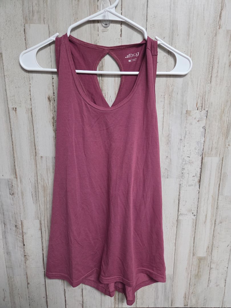 PLUM BCG CROSS BACK TANK, LADIES M