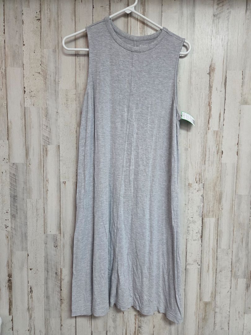 GREY TIME & TRU COTTON TANK DRESS, LADIES L