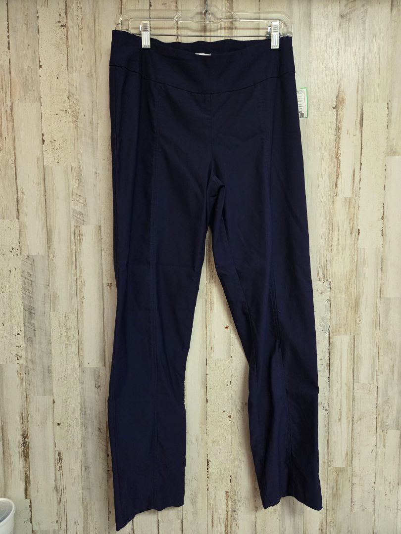 NAVY NEW DIRECTIONS SZ10 PULL ON PANTS, LADIES L