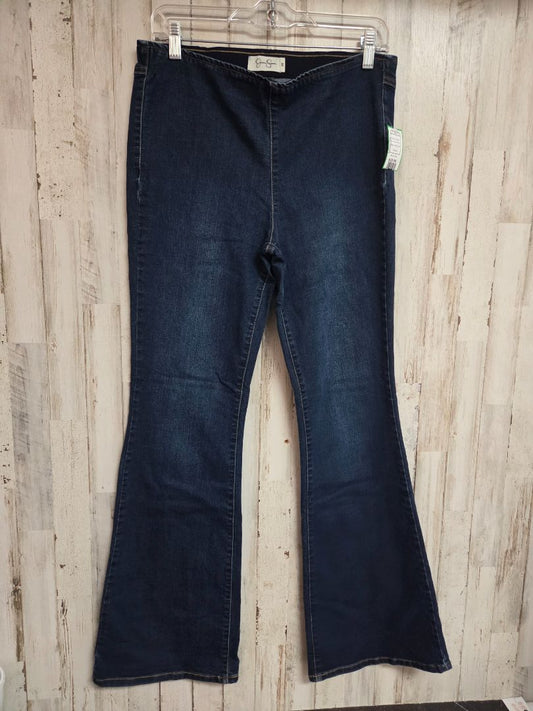 DENIM JESSICA SIMPSON SZ29 PULL ON FLARES, LADIES M