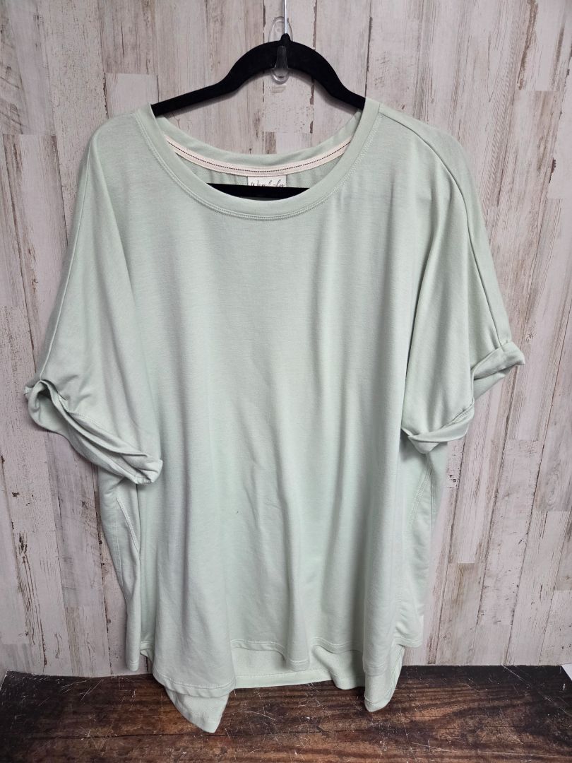 SAGE WONDERLY CUFF SLEEVE TOP, LADIES 3X