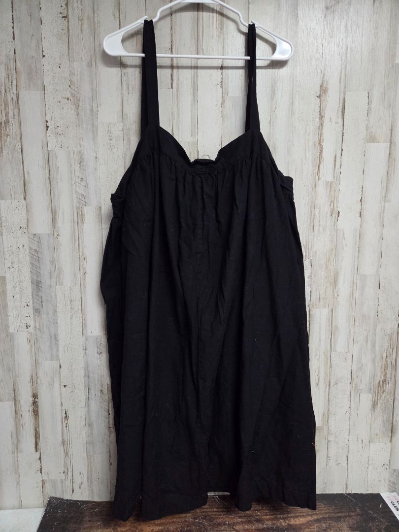 BLACK UNIVERSAL THREAD TANK DRESS, LADIES 3X