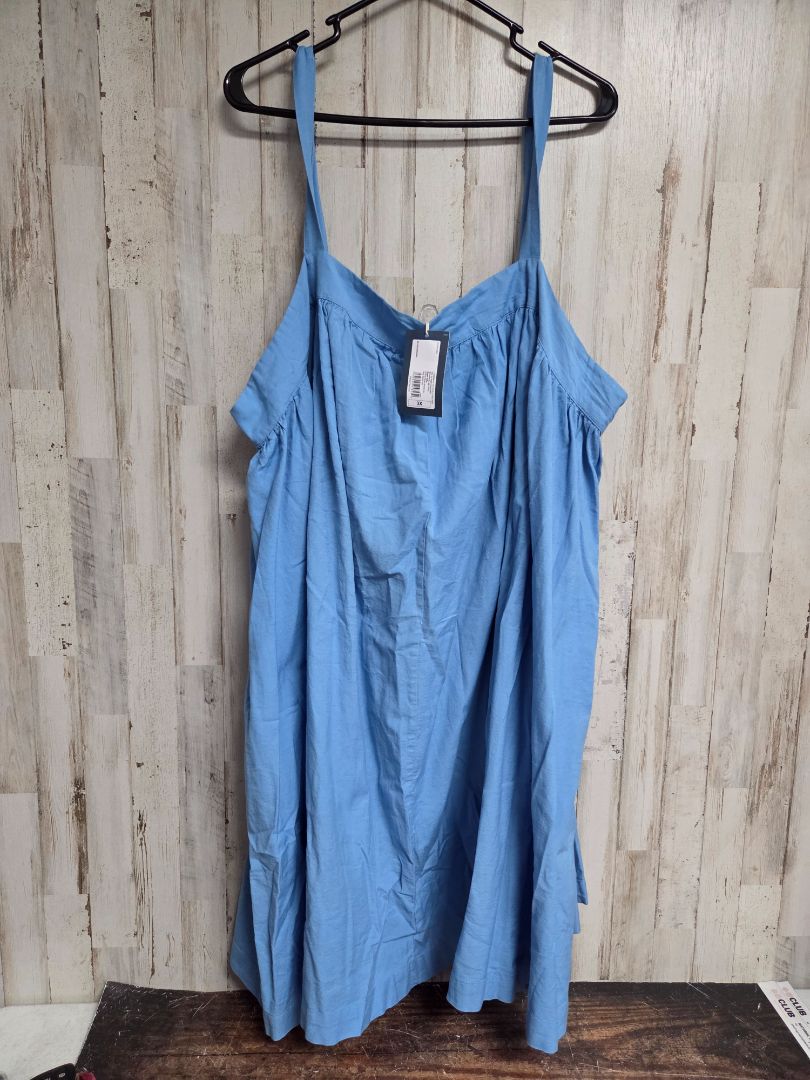 BLUE UNIVERSAL THREAD NEW TANK DRESS, LADIES 3X