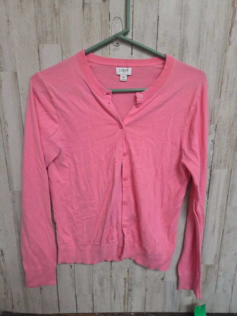 PINK J CREW BUTTON SWEATER, LADIES M