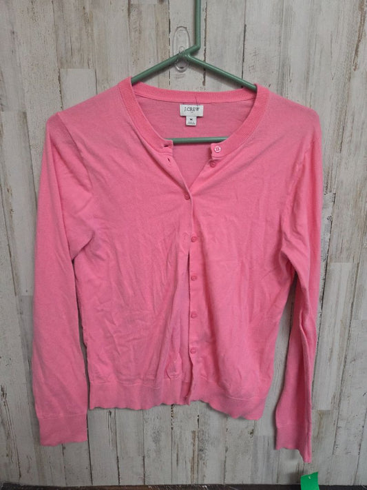 PINK J CREW BUTTON SWEATER, LADIES M