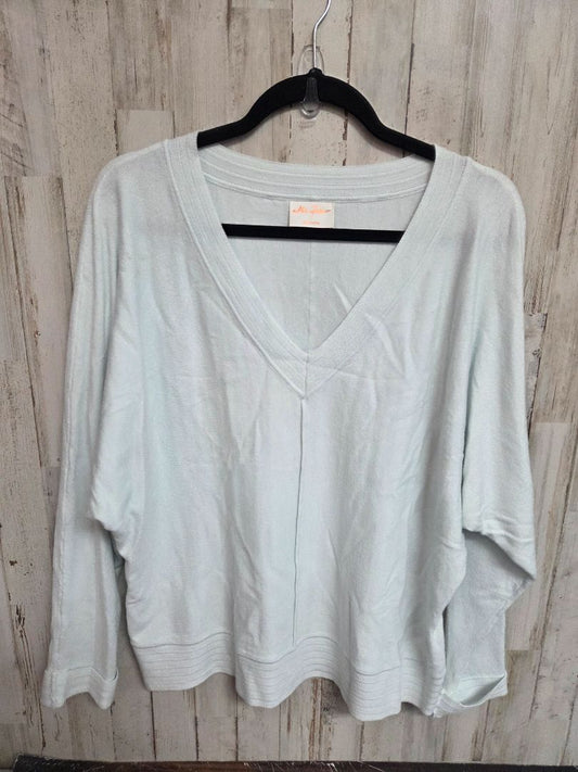MINT ALLIE ROSE VNECK SWEATER, LADIES L