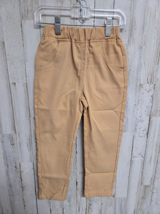 KHAKI SHEIN POCKET SLACKS, BOY 5T