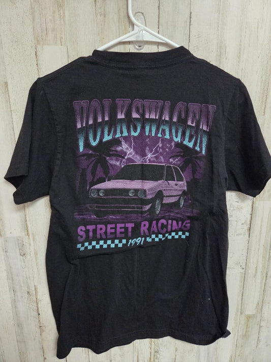 BLACK/PURPLE VOLKSWAGEN STREET RACING 1991 TEE, BOY ADULT S