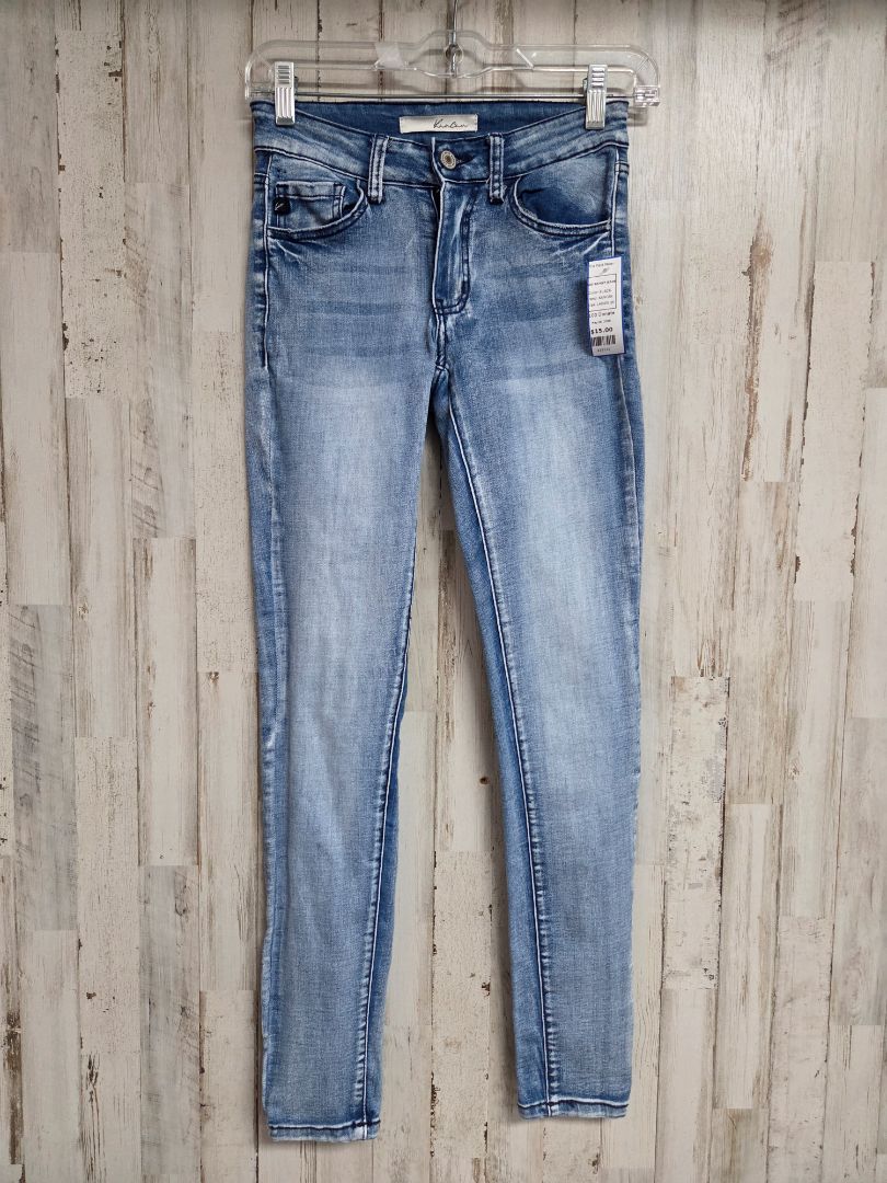 WASHED DENIM KANCAN 1/24 SKINNIES, LADIES S